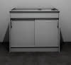Spültisch-Unterbau SU-G zerlegt 80x60cm ohne Schublade