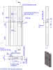 SD Wandmodul DP raumhoch m. Install-scha 2500x900x175