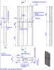 SD Wandmodul DP raumhoch m. Install-scha 2500x1000x175