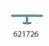 DS Stossprofil L: 2500 mm, 6 mm 062: Plat.si glanz