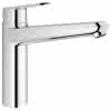 GROHE EH-SPT-Batterie Eurodisc C 33770_2 flacher Auslauf Gussauslauf chrom