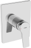 HA EHM FM-Set f. Brausebatt. HANSATWIST 8985 Ros. eckig chr