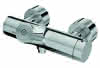 SCHELL AP-Duscharmatur VITUS VD-C-T/u CVD, Therm., man. TD, Anschl. unten, chr