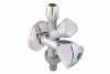 Schlösser Kombi-Eckventil ohne ASAG 1/2", Nr.1720 chrom