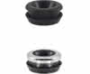 Spülrohrverbinder schwarz alter Einlauf 48mm für Druckspülrohr 26-34mm (61S)