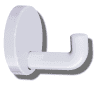 HEWI Wandhaken Ser 477, d:60mm reinweiß