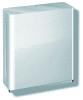 HEWI Papierhandtuchspender, Edelstahl, weiß beschichtet