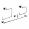 GROHE Bad-Accessoire Set 4-in-1 Essentials Cube 40778_1 chrom