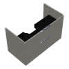 sanibel-WT-Unterbau 2.0 FLEX WVLW095L 950mm breit Schubl/Auszug Weiß Glänzend