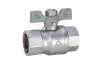 comfort-Kugelhahn Universal für Gas und Trinkwasser DN25 (1") Flügelgriff Ms/vc