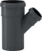 HT-Abzweig DN 75x50mm, 45 Grad m.vormontierten Dichtringen