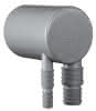 airfit Doppel-Anschlusswinkel DN 50 aus PP, 8,1-11,8mm / 14,5-20,3mm