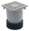 airfit Bodenablauf Profi DN 50/90/110 aus PP, Rost aufliegend, grau