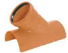 airfit Klebeabzweig 45 Grad, DN 250/125 aus PVC-U