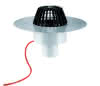 Dachablauf 62 H PVC, beheizt, DN 70