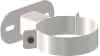 comfort(ATEC) WP Wandabstandh.50-100 mm DN60/100, Edelstahl weiß beschichtet