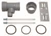 VA Set 7 T-Stück DN 100 für Abgas- anschl. 60/100 f.flex. Abgasl. DN 100,PP