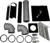 Wolf Anschluss-Set C33x DN80/125 an konz im Schacht, Kunststoff, 2651995