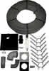 Wolf Anschluss-Set C93x DN80/125 flex m.Schacht DN60, Abdeckung VA, 2652003