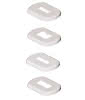 WEMEFA Kunststoffrosette weiß, glänzend 30x10mm (f.SSPK,SSU), 10-8701