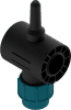 SBK UV 5000 11/4" Rücklaufsegment+Durch- flussmess.rot,25mm PE-Rohr,5.013.002.041