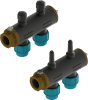 SBK Universalverteiler 5000 2" KST 02-fach Abgang 40mm