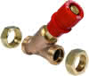 Honeywell Kombi-3-Plus rotes Handrad 2" AG V5000X0050