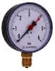 Rohrfedermanometer RF100G1/2"Ansch.unten 100mm 0-6bar,Kst.Gehäuse schwarz,63613