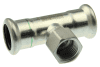 AIPS VSH XPress Edelstahl T-Stück IG d42xRp1 (DN25)x42 I/I/I VA EPDM