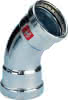 Viega Bogen 45 Grad mit SC Prestabo 1126XL in 64,0mm Stahl verzink