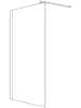 sanibel 1001-Trennwand Walkin A18 WW 800x2000mm silber/ESG