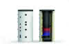comfort-Schichtenpuffer Typ CSP-S 825 m. 1 WT, Isolierung und Folienmantel silber