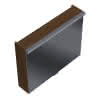 sanibel-Spiegelschrank 2.0 FLEX SPFP080 LED 800x640mmx180mm Eiche Cashmere