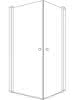 sanibel 1001-Eckdusche Pendeltür A18 EPW L/R 800x2000mm silber/ESG