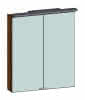 Spiegelschrank m. LED Leuchte 600 mm aktiv4YOU,Korp.:Stone grey