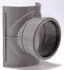 airfit Sattel-Abzweig DN 110/90 aus PP, grau