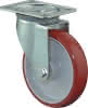 Lenkrolle D.150mm Trgf.280kg PU Platte