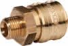Schnellverschlusskupplung DN 7,2 AG MS blk Gew.G 1/4 Zoll 13,16mm PROMAT