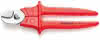 Kabelschere L.230mm Kopf pol.VDE Ku.umspritzt KNIPEX