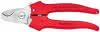 Kabelschere L.165mm Kopf pol.Ku.umspritzt KNIPEX