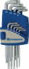 Winkelschraubendrehersatz Torx 9tlg. T9-45 mit Kugelkopf Ku.-Halter PROMAT