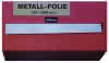 Metallfolie D.0,100mm STA L.2500mm B.150mm RECORD