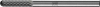 Kleinfrässtift Form WRC D.3mm Kopf-L.13mm