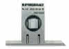 Haarwinkel DIN875/00 Griff-L.40x22x10mm verstellb.PROMAT