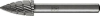 Frässtift SPK D.10mm Kopf-L.20mm Schaft-D.6mm