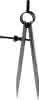 Federzirkel L. 250mm m. Schnellspannmutter PROMAT