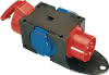 Kompaktverteiler CEE-16 A,5-polig 1xCEE 16