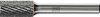 Frässtift ZYAS D.10mm Kopf-L.20mm Schaft-D.6mm