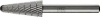 Frässtift KEL D.12mm Kopf-L.30mm Schaft-D.6mm