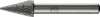 Frässtift SKM D.10mm Kopf-L.20mm Schaft-D.6mm